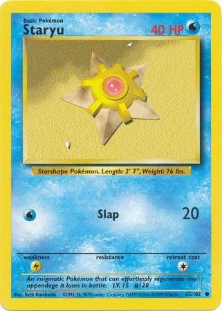 Staryu (65/102) [Base Set Unlimited] | Nerdhalla Games