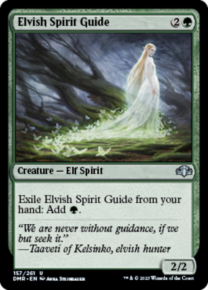 Elvish Spirit Guide [Dominaria Remastered] | Nerdhalla Games