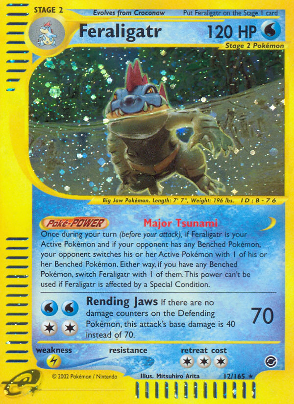 Feraligatr (12/165) [Expedition: Base Set] | Nerdhalla Games