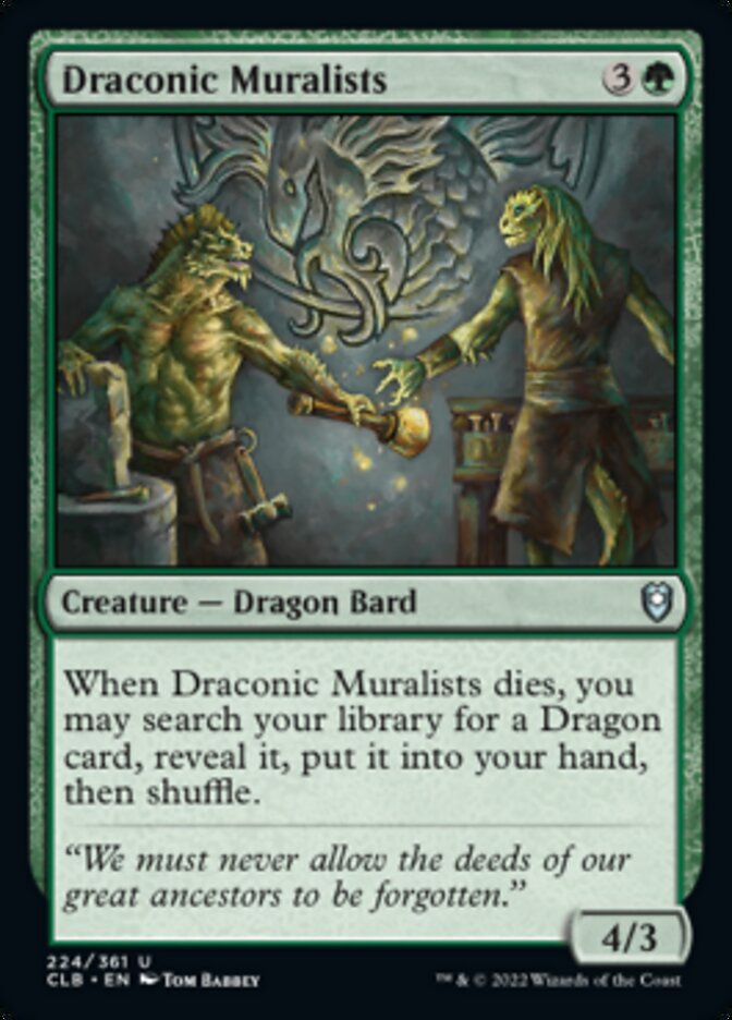 Draconic Muralists [Commander Legends: Battle for Baldur's Gate] | Nerdhalla Games