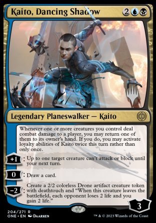 Kaito, Dancing Shadow (Promo Pack) [Phyrexia: All Will Be One Promos] | Nerdhalla Games