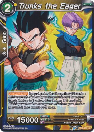 Trunks the Eager [BT10-109] | Nerdhalla Games