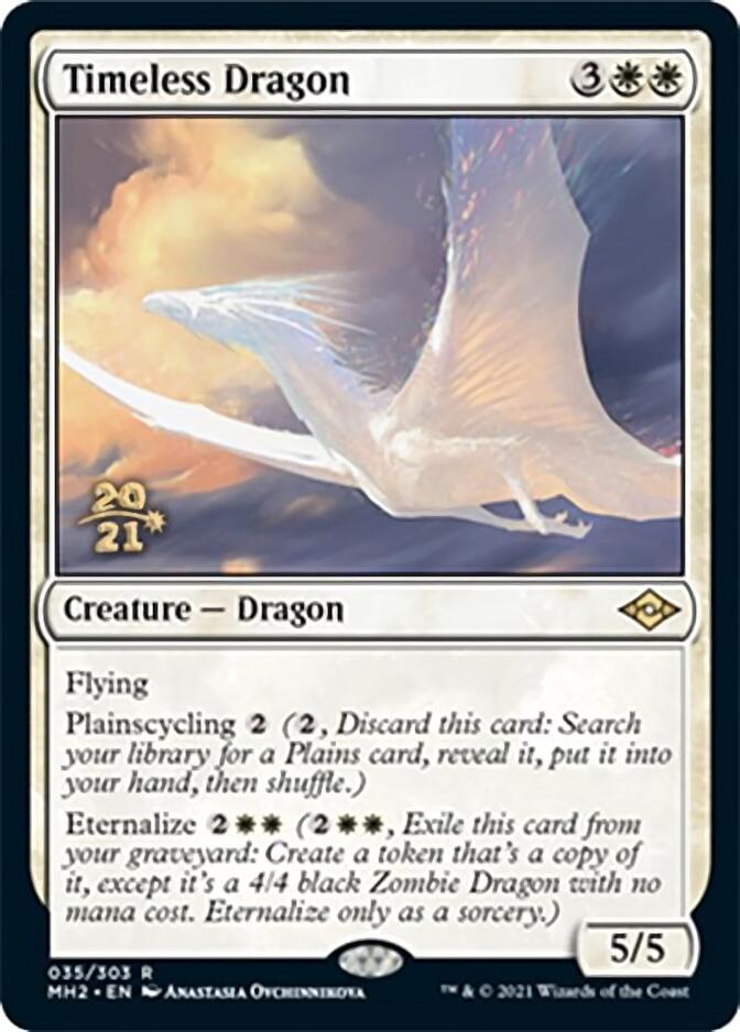 Timeless Dragon [Modern Horizons 2 Prerelease Promos] | Nerdhalla Games