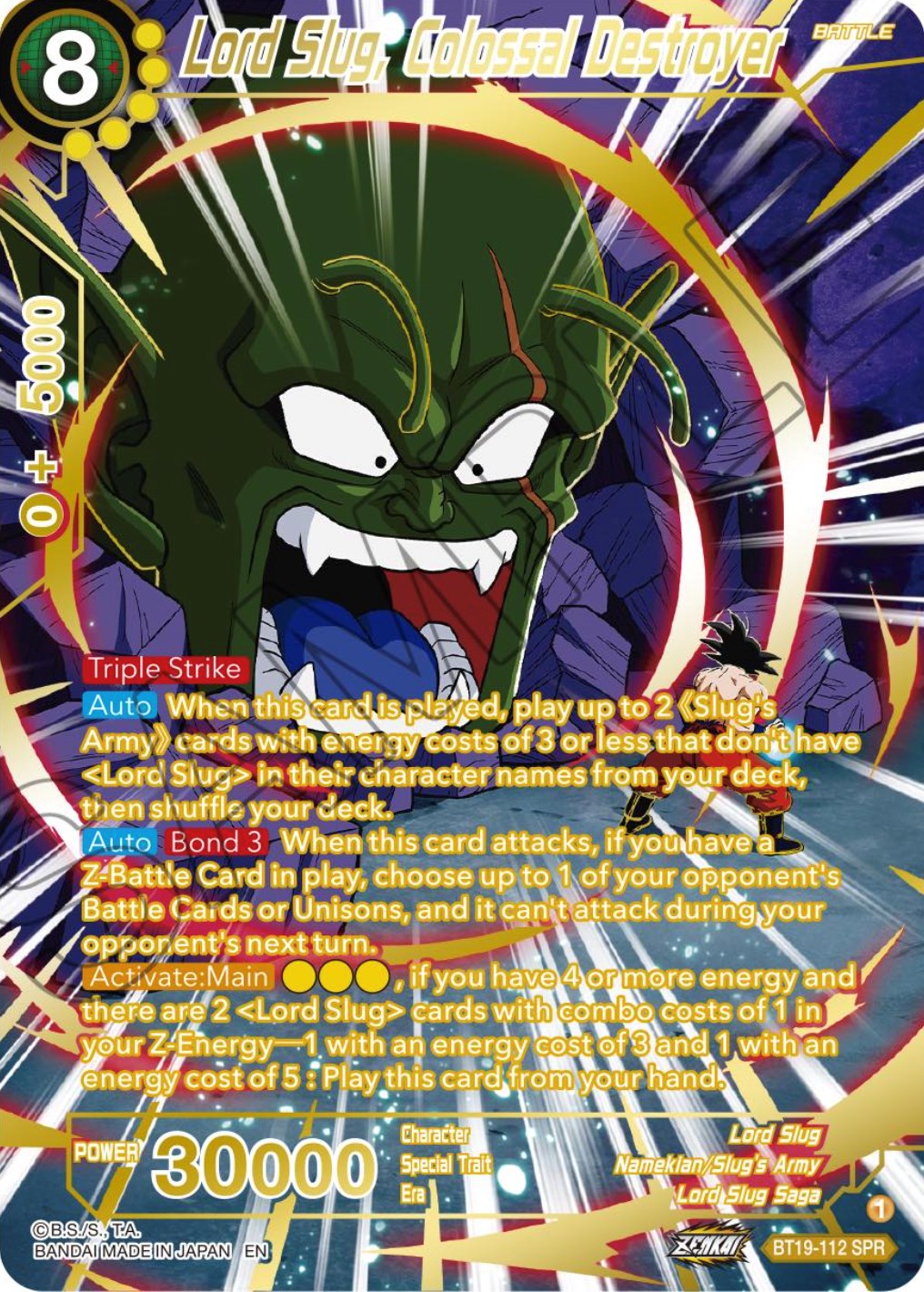 Lord Slug, Colossal Destroyer (SPR) (BT19-112) [Fighter's Ambition] | Nerdhalla Games