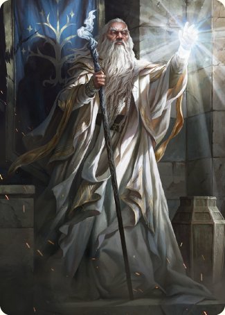 Gandalf the White Art Card [The Lord of the Rings: Tales of Middle-earth Art Series] | Nerdhalla Games