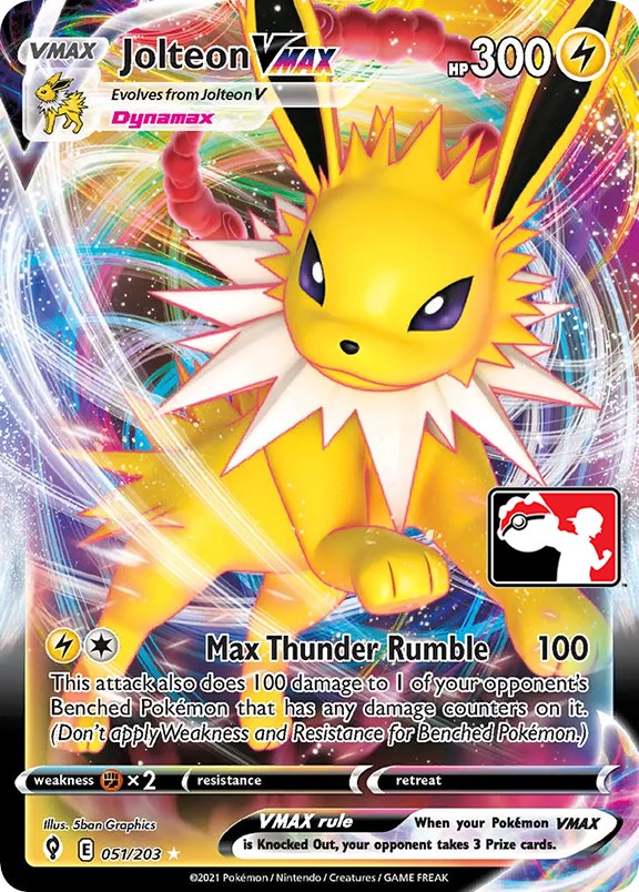 Jolteon VMAX (051/203) [Prize Pack Series One] | Nerdhalla Games