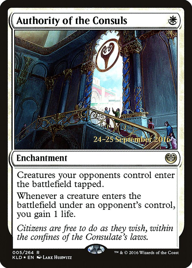 Authority of the Consuls  [Kaladesh Prerelease Promos] | Nerdhalla Games