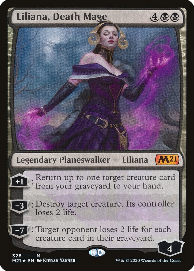 Liliana, Death Mage [Core Set 2021] | Nerdhalla Games