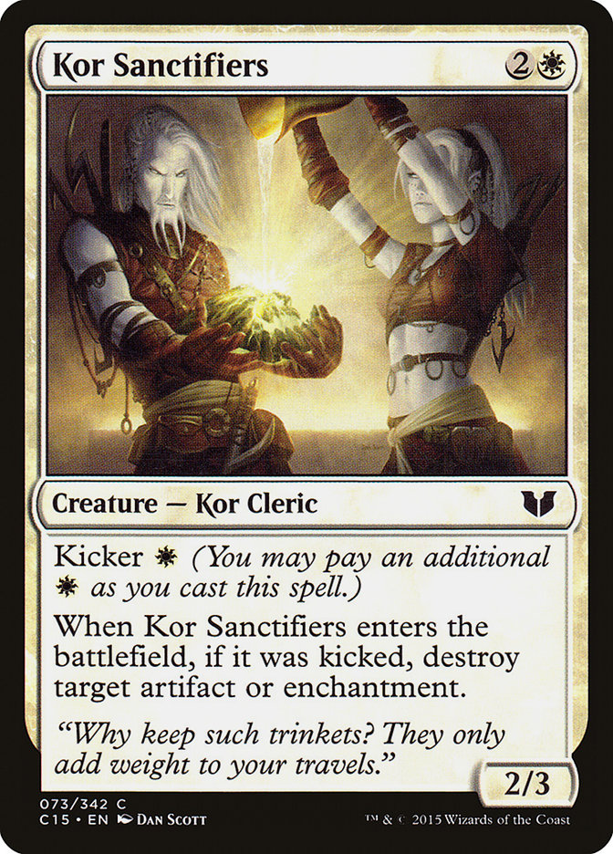 Kor Sanctifiers [Commander 2015] | Nerdhalla Games