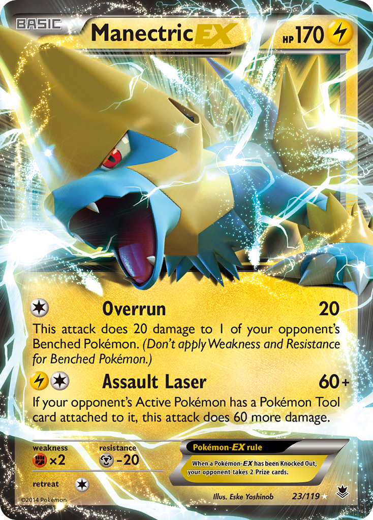 Manectric EX (23/119) [XY: Phantom Forces] | Nerdhalla Games