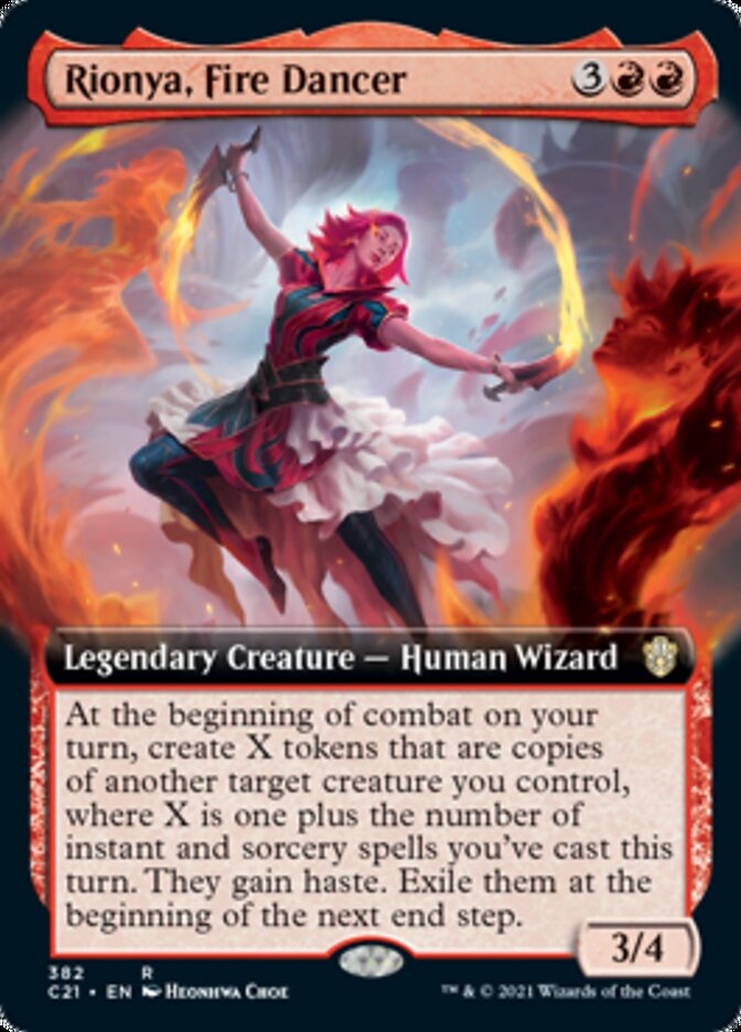 Rionya, Fire Dancer (Extended) [Commander 2021] | Nerdhalla Games