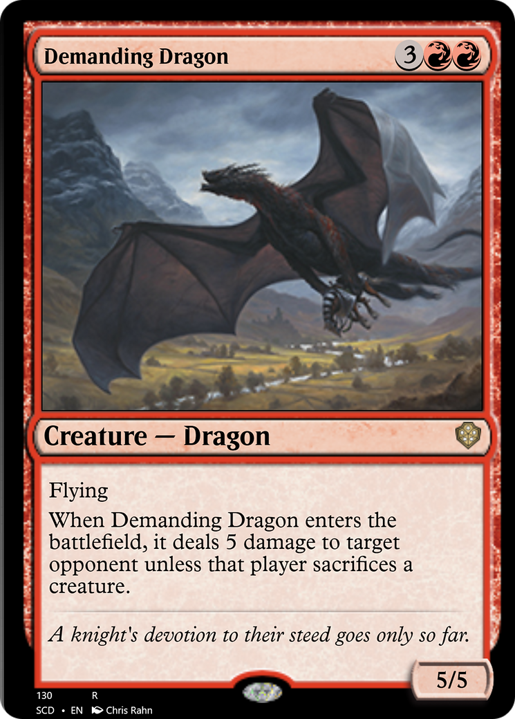 Demanding Dragon [Starter Commander Decks] | Nerdhalla Games