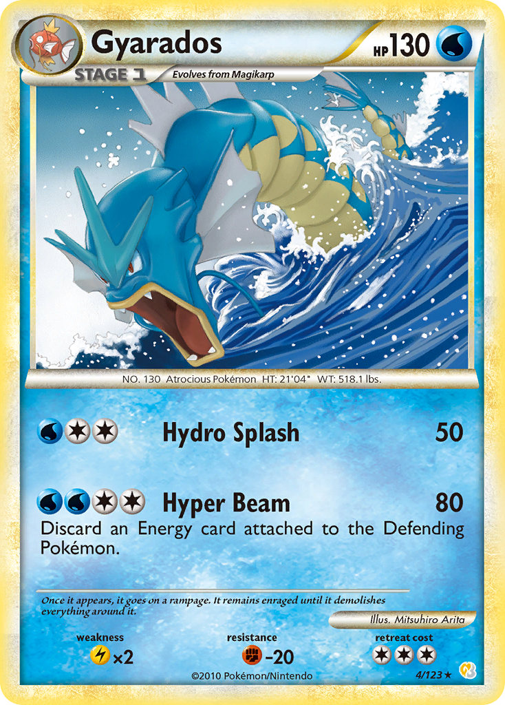 Gyarados (4/123) [HeartGold & SoulSilver: Base Set] | Nerdhalla Games