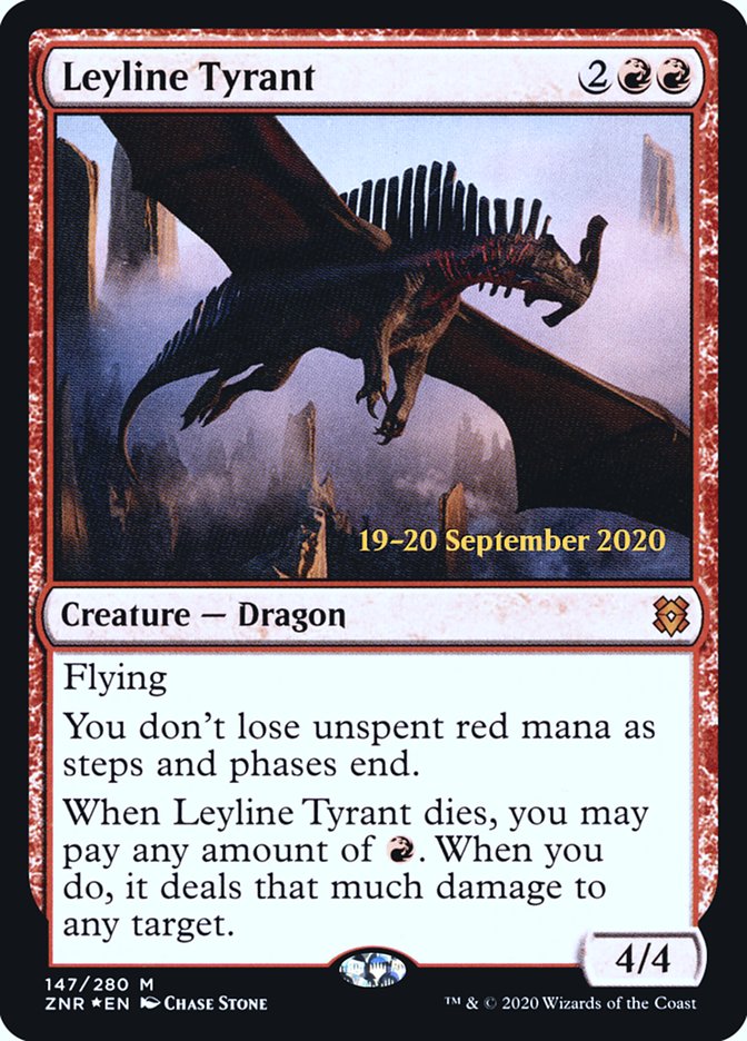 Leyline Tyrant  [Zendikar Rising Prerelease Promos] | Nerdhalla Games