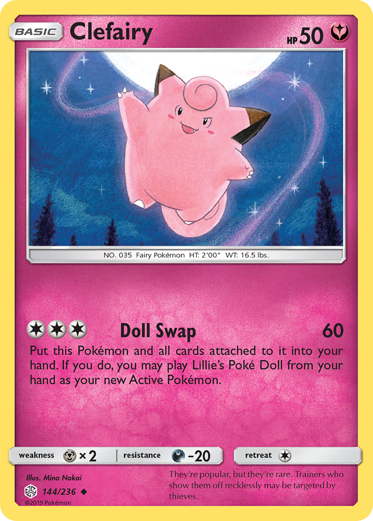 Clefairy (144/236) [Sun & Moon: Cosmic Eclipse] | Nerdhalla Games