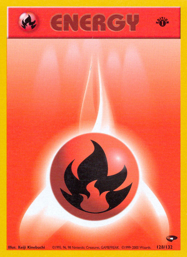 Fire Energy (128/132) [Gym Challenge 1st Edition] | Nerdhalla Games