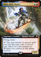 Kaza, Roil Chaser (Extended Art) [Zendikar Rising] | Nerdhalla Games