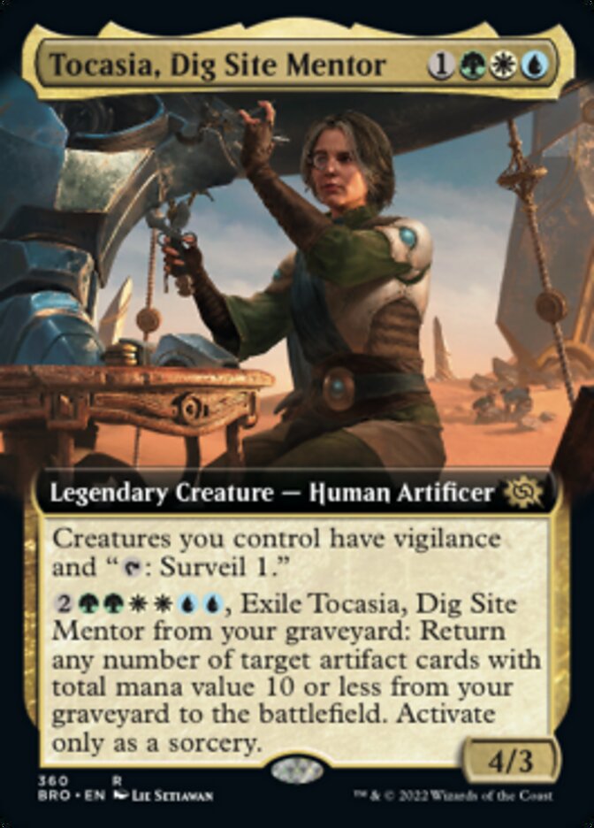 Tocasia, Dig Site Mentor (Extended Art) [The Brothers' War] | Nerdhalla Games