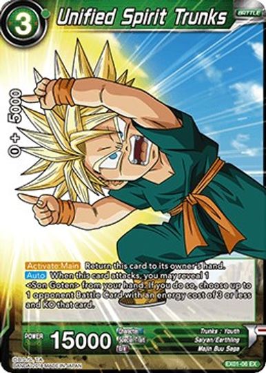 Unified Spirit Trunks (EX01-06) [Mighty Heroes] | Nerdhalla Games