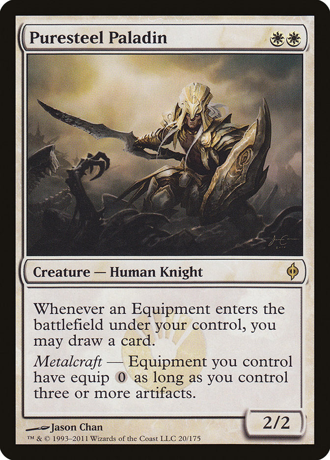 Puresteel Paladin [New Phyrexia] | Nerdhalla Games