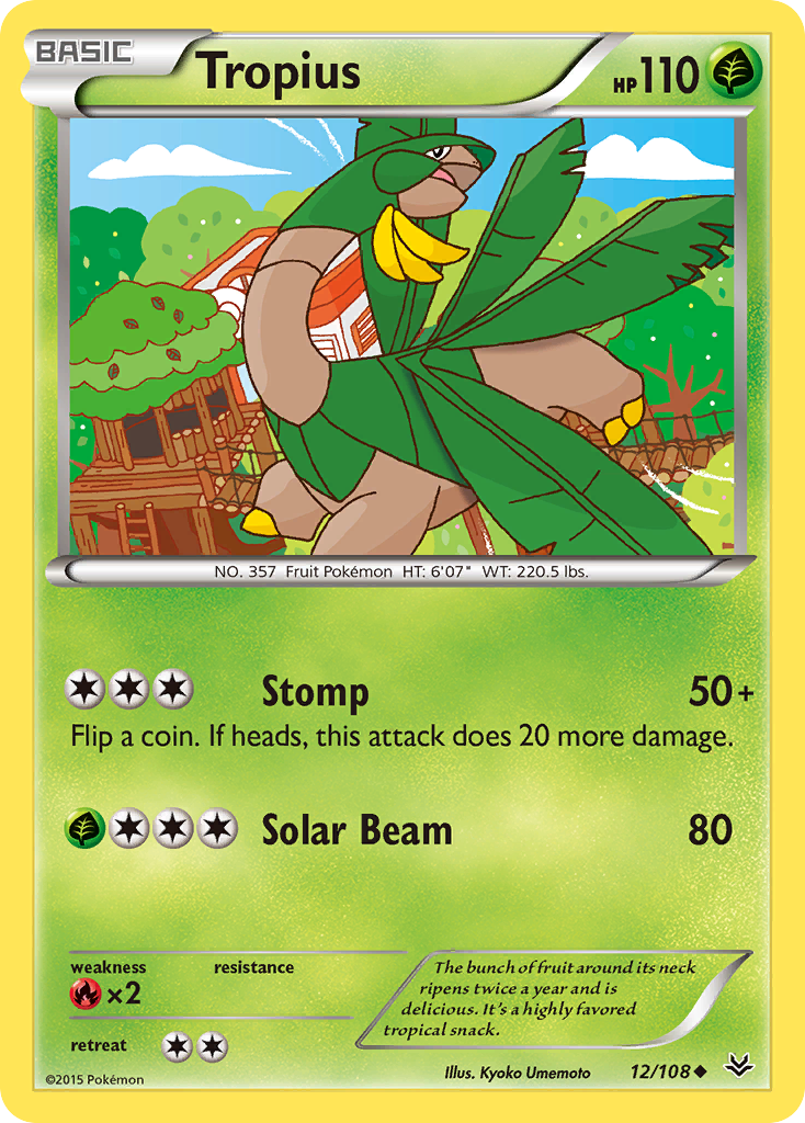 Tropius (12/108) [XY: Roaring Skies] | Nerdhalla Games