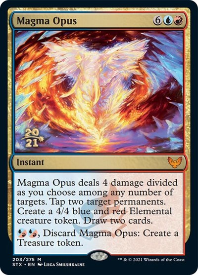 Magma Opus [Strixhaven: School of Mages Prerelease Promos] | Nerdhalla Games