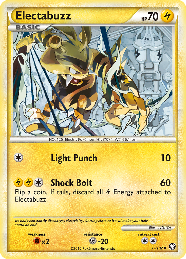 Electabuzz (33/102) [HeartGold & SoulSilver: Triumphant] | Nerdhalla Games