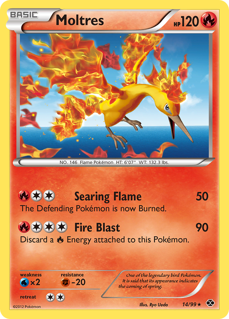 Moltres (14/99) [Black & White: Next Destinies] | Nerdhalla Games