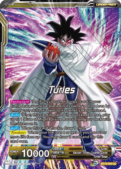 Turles // Turles, Accursed Power (BT15-092) [Saiyan Showdown Prerelease Promos] | Nerdhalla Games