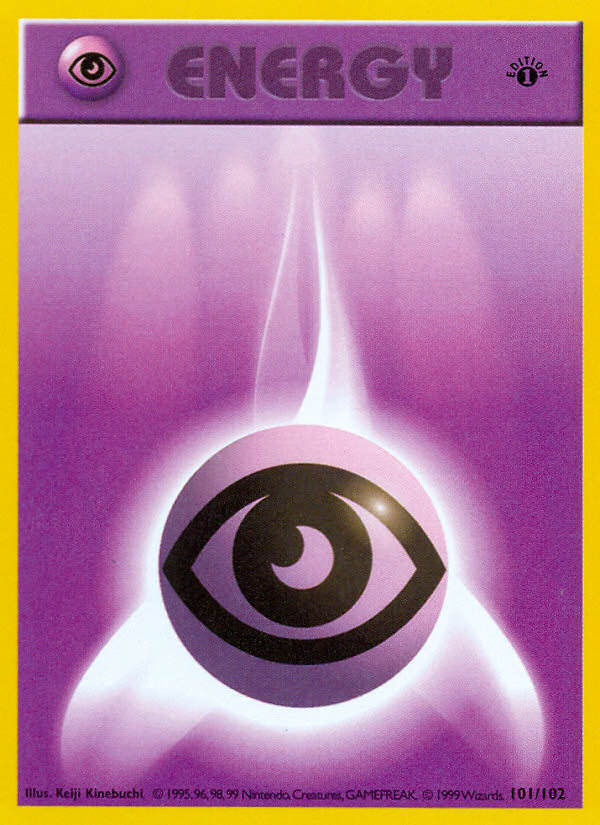 Psychic Energy (101/102) (Shadowless) [Base Set 1st Edition] | Nerdhalla Games