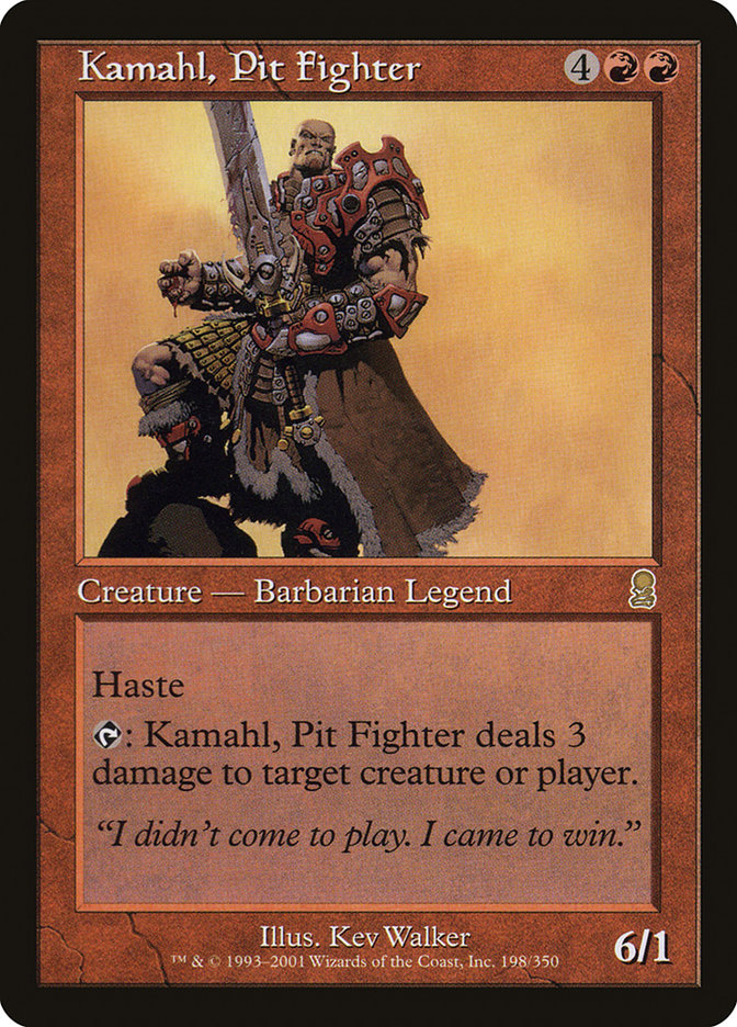 Kamahl, Pit Fighter [Odyssey] | Nerdhalla Games