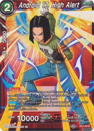 Android 17, High Alert [EX11-05] | Nerdhalla Games