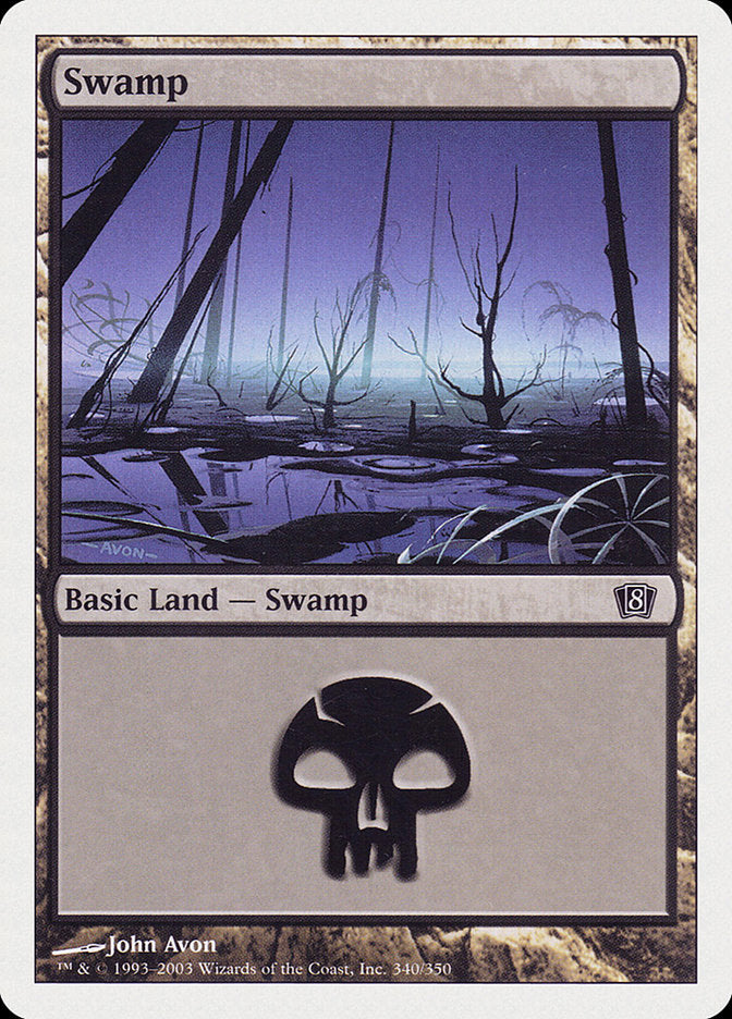 Swamp (340) [Eighth Edition] | Nerdhalla Games