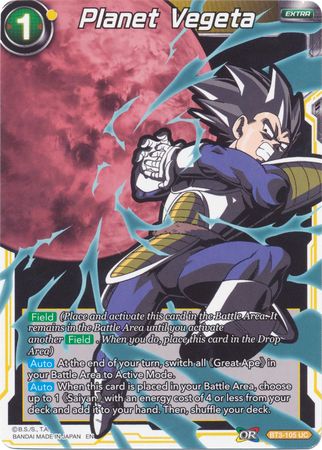 Planet Vegeta (Alternate Art) [BT3-105] | Nerdhalla Games