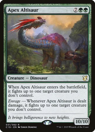 Apex Altisaur [Commander 2019] | Nerdhalla Games