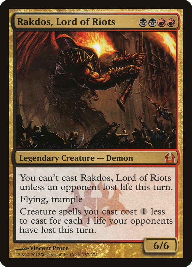 Rakdos, Lord of Riots [Return to Ravnica] | Nerdhalla Games