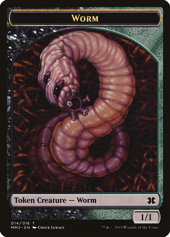 Worm [Modern Masters 2015 Tokens] | Nerdhalla Games