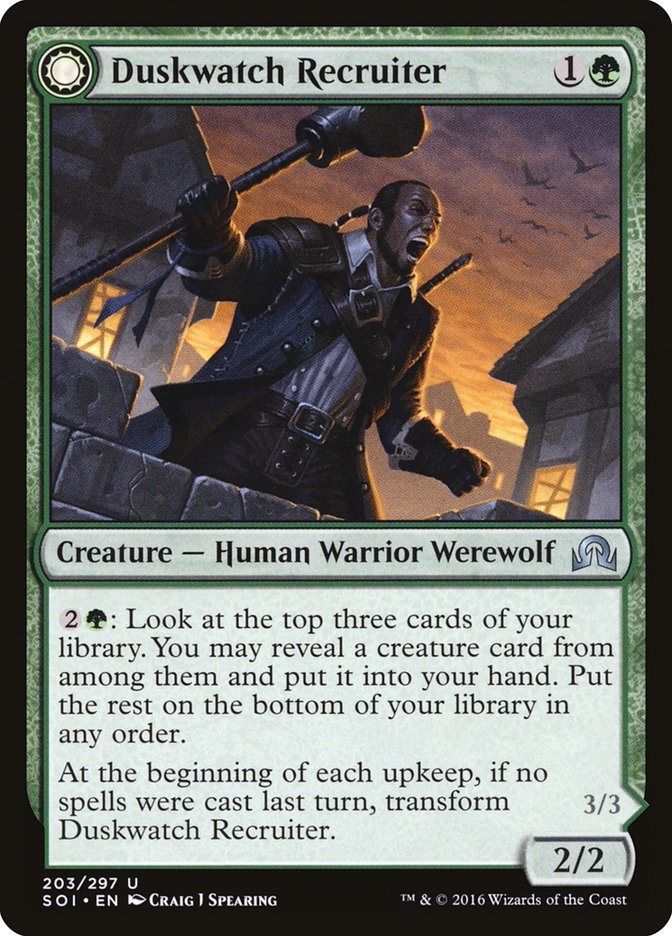 Duskwatch Recruiter // Krallenhorde Howler [Shadows over Innistrad] | Nerdhalla Games