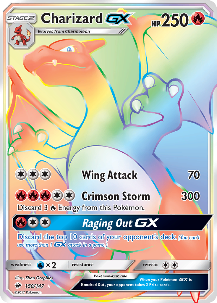 Charizard GX (150/147) [Sun & Moon: Burning Shadows] | Nerdhalla Games