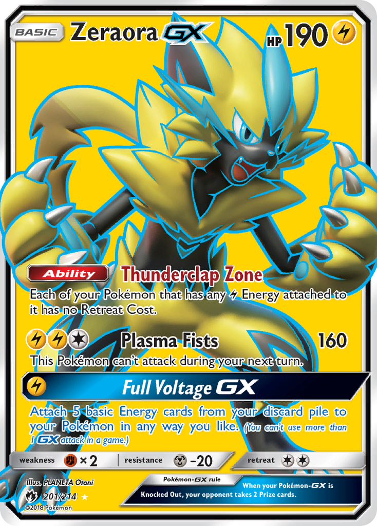 Zeraora GX (201/214) [Sun & Moon: Lost Thunder] | Nerdhalla Games