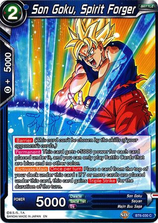 Son Goku, Spirit Forger [BT6-030] | Nerdhalla Games