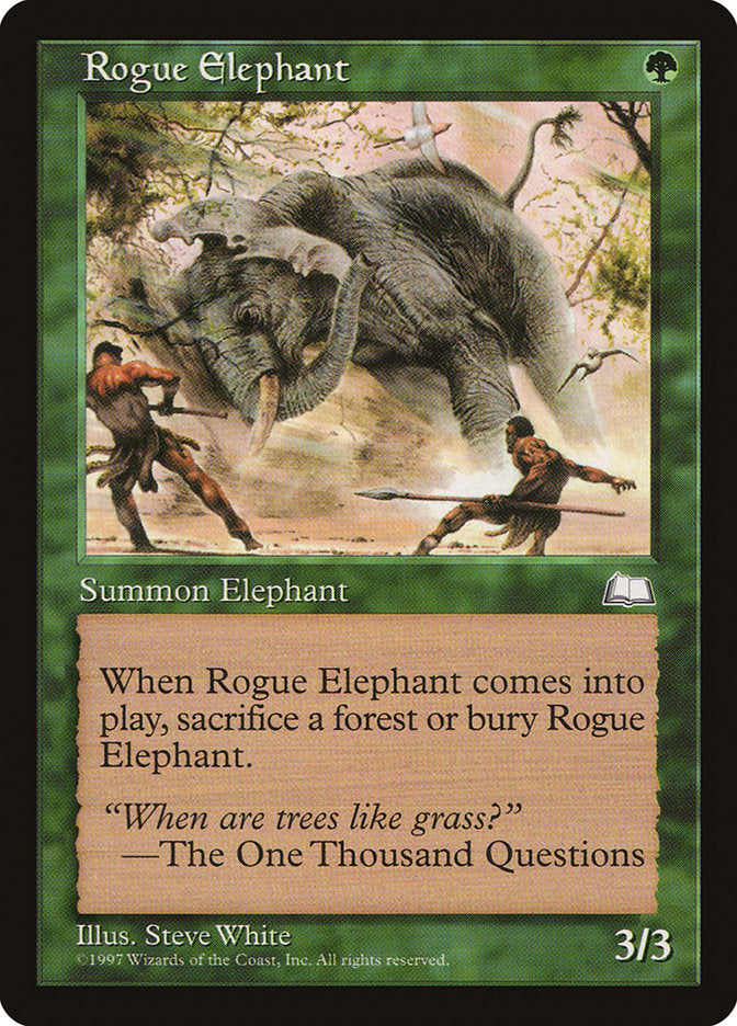 Rogue Elephant [Weatherlight] | Nerdhalla Games