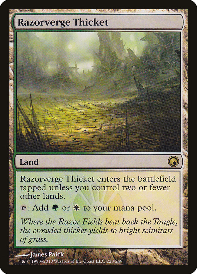 Razorverge Thicket [Scars of Mirrodin] | Nerdhalla Games