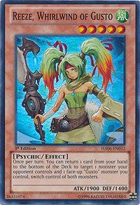 Reeze, Whirlwind of Gusto [HA06-EN012] Super Rare | Nerdhalla Games