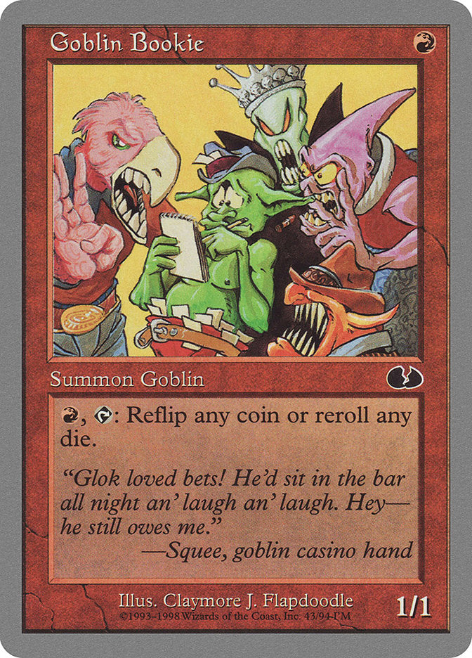 Goblin Bookie [Unglued] | Nerdhalla Games