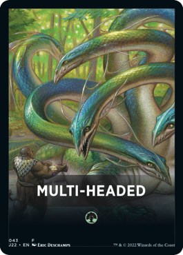 Multi-Headed Theme Card [Jumpstart 2022 Front Cards] | Nerdhalla Games