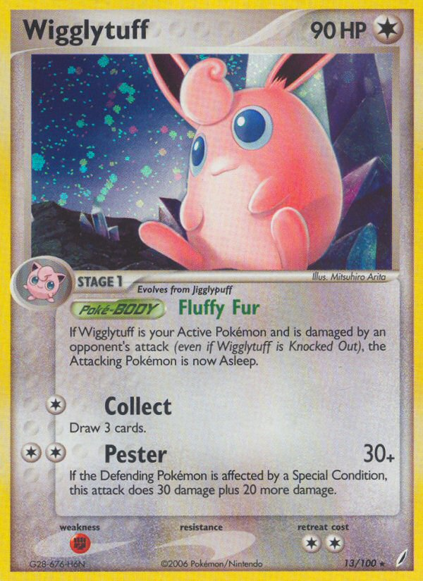 Wigglytuff (13/100) [EX: Crystal Guardians] | Nerdhalla Games