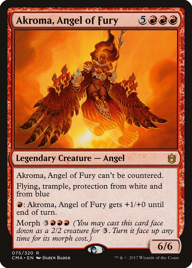 Akroma, Angel of Fury [Commander Anthology] | Nerdhalla Games