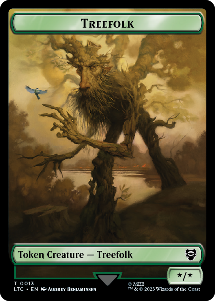 Treefolk // Food Token [The Lord of the Rings: Tales of Middle-Earth Commander Tokens] | Nerdhalla Games