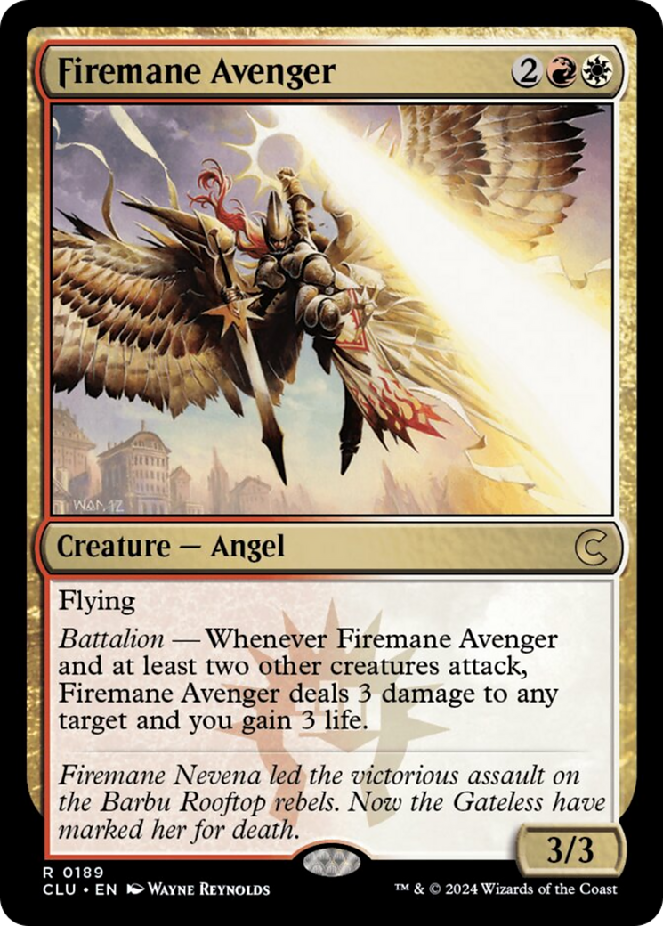 Firemane Avenger [Ravnica: Clue Edition] | Nerdhalla Games